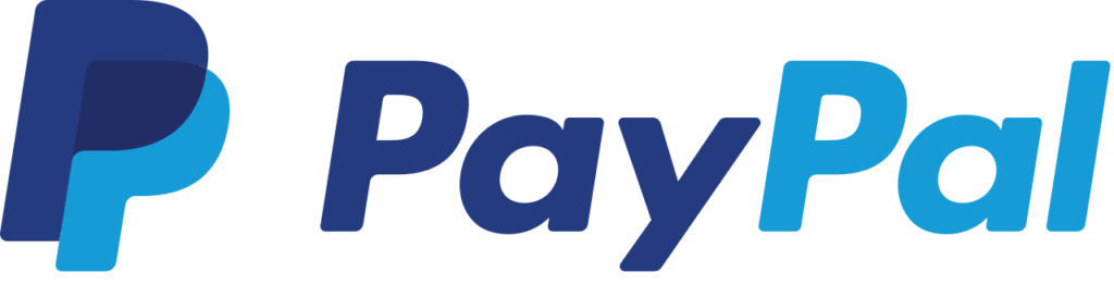 Blue and teal PayPal logo