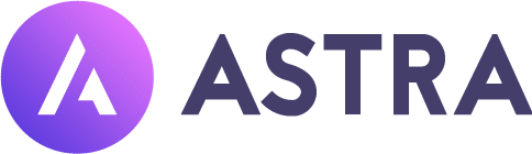 Astra logo with purple gradient