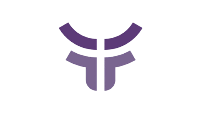 Abstract purple logo design