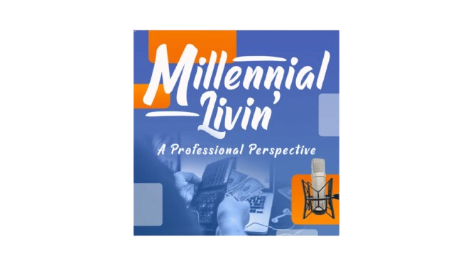 Podcast logo with professional theme