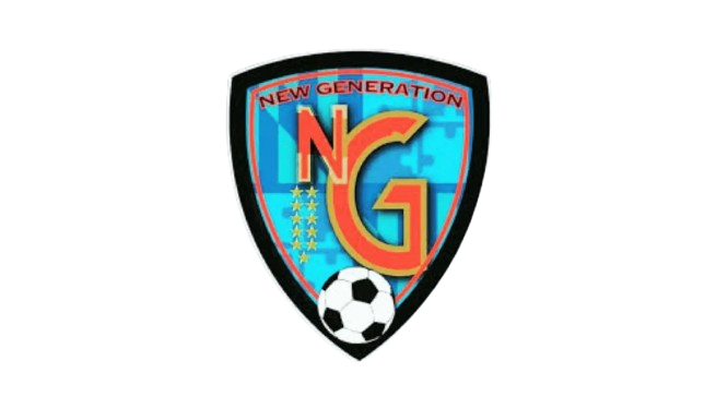 Soccer academy logo with initials