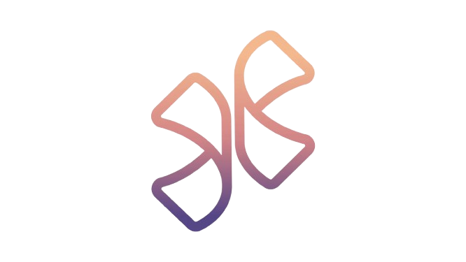 Abstract logo with gradient colors